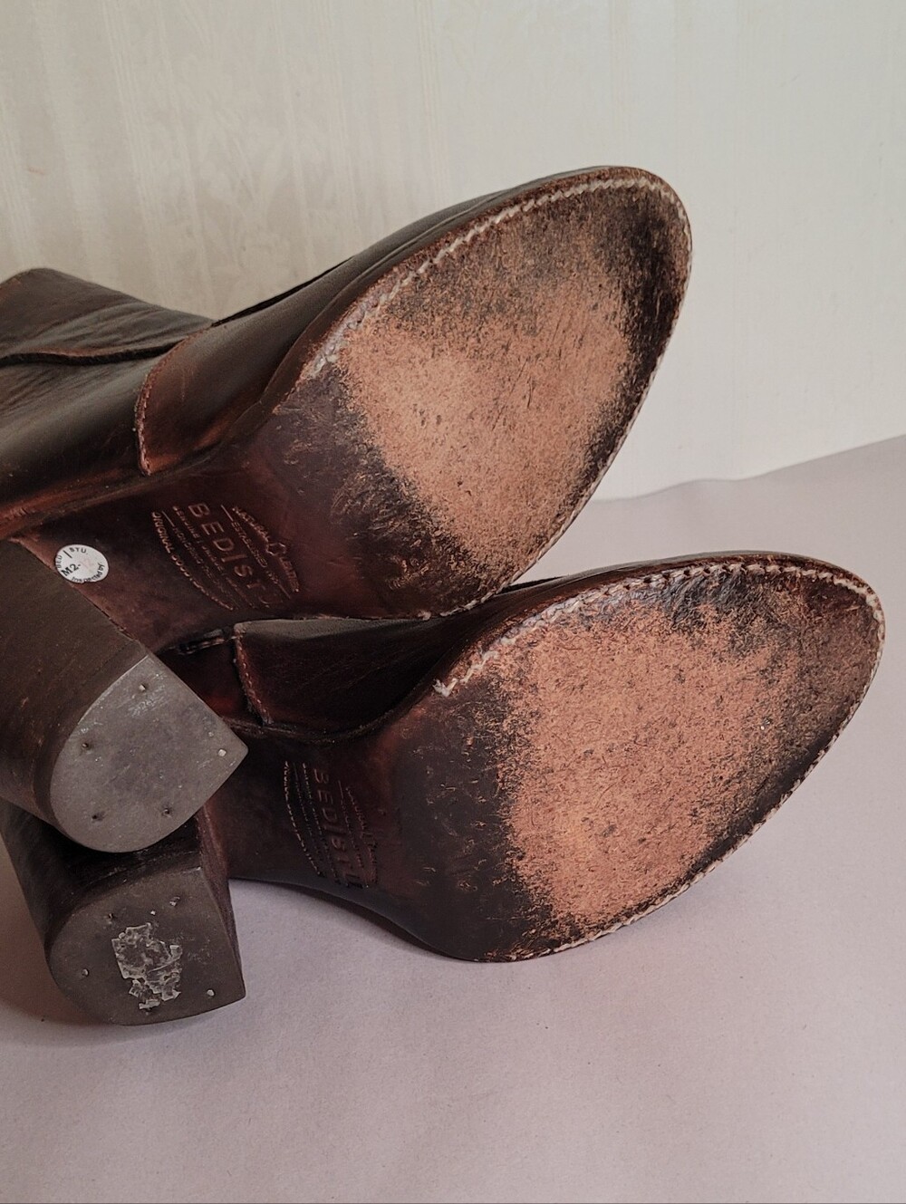 BED STU Isla Brown Heeled Booties - Picture 12 of 13